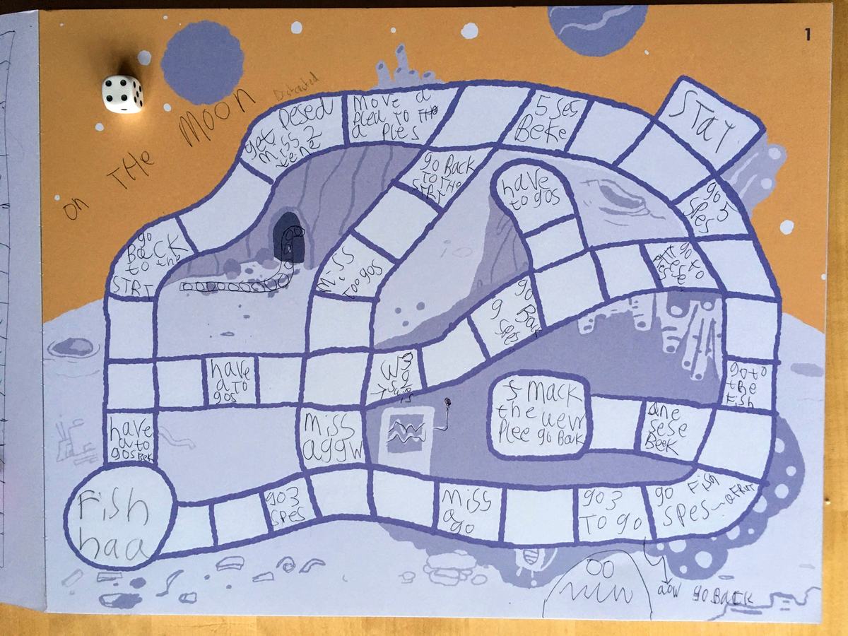 A filled in board