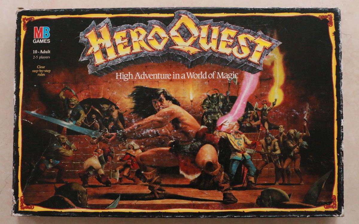 My battered old copy of HeroQuest