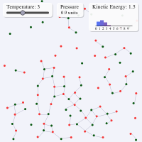 Simulation of an ionic solid