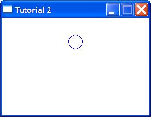 One circle in  a pygame window